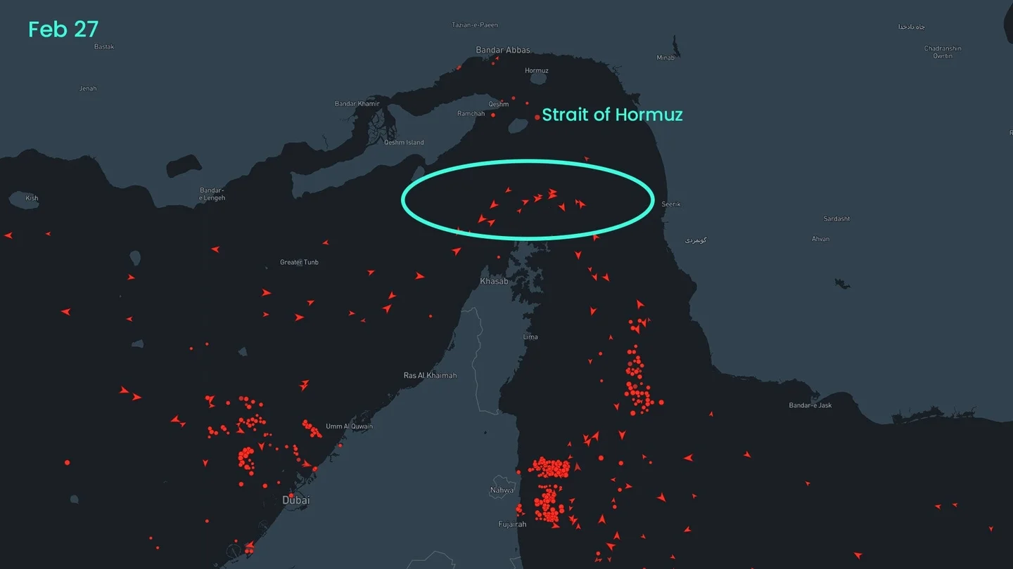 Source: Marine Traffic/Kpler